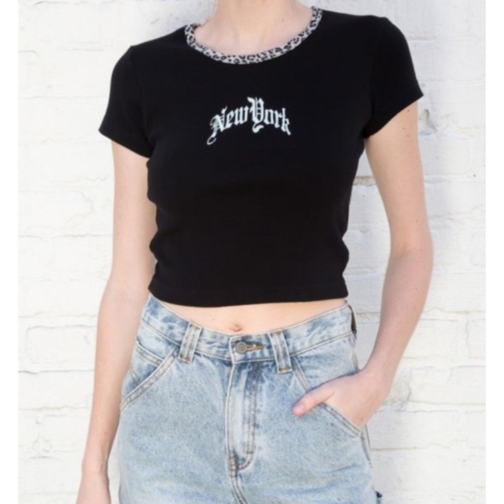 Brandy Melville cheetah ashlyn New York top